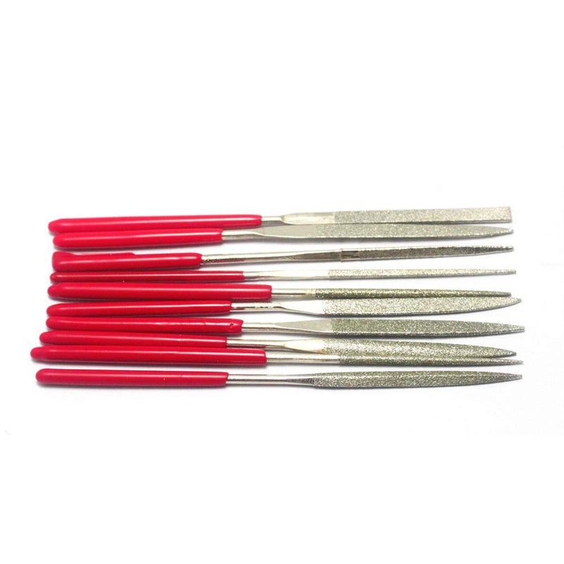 Oudtinx Mini Diamond Needle File Set (10 Piece),2mm x 100mm - Image 2